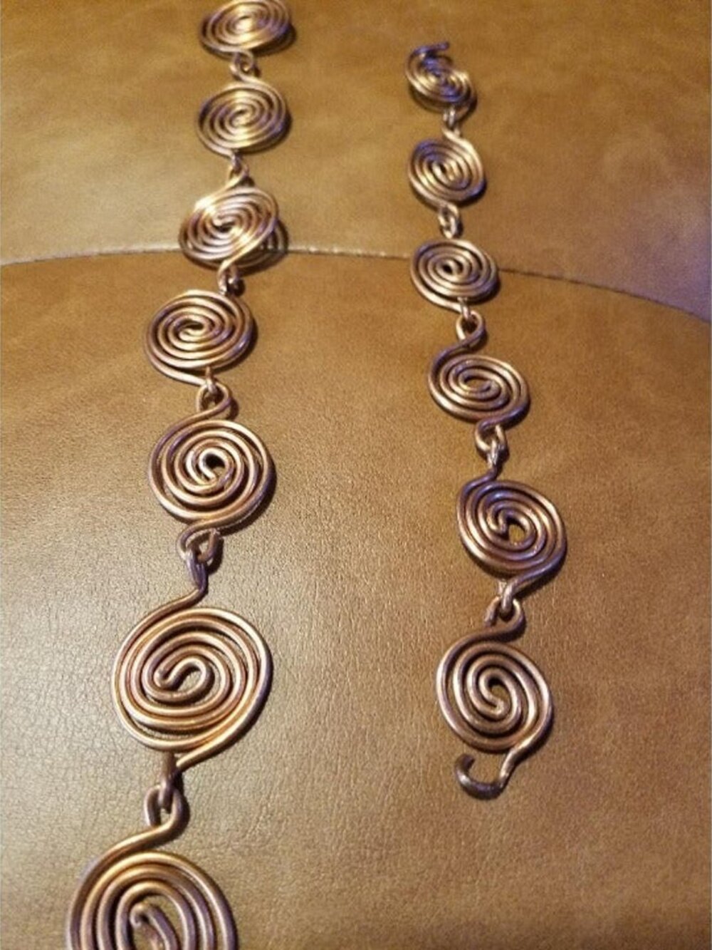 Handmade His & Her Copper Bracelets Set